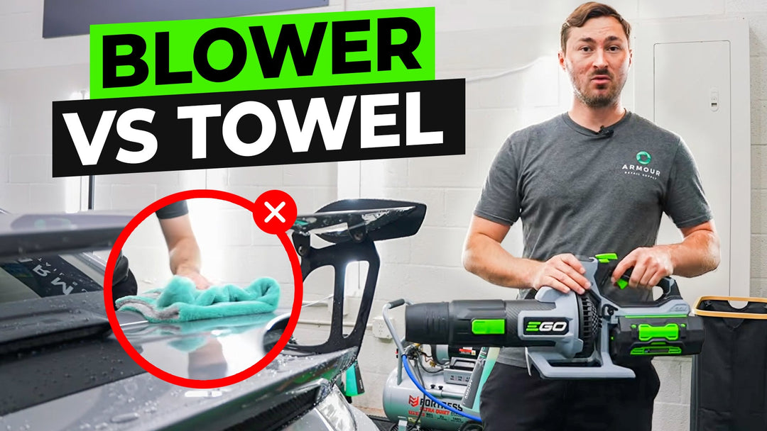 How to Dry Your Car: Blower vs. Microfiber Towel