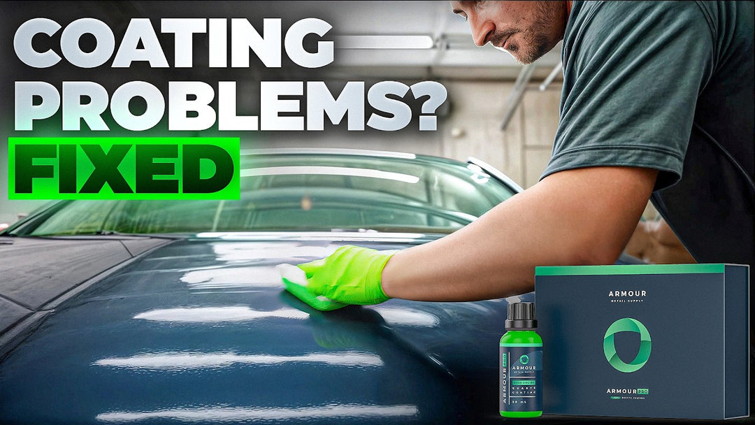 Bradley demonstrates common ceramic coating application mistakes with Armour PRO Quartz.