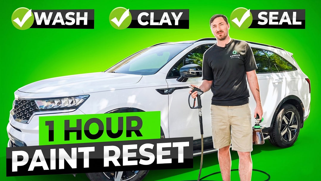 Rinseless wash, clay, and seal video from Armour Detail Supply