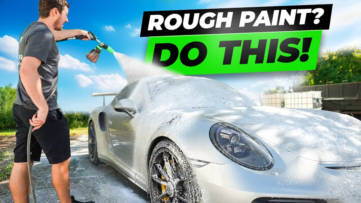 Car paint decontamination with Armour Detail Supply products
