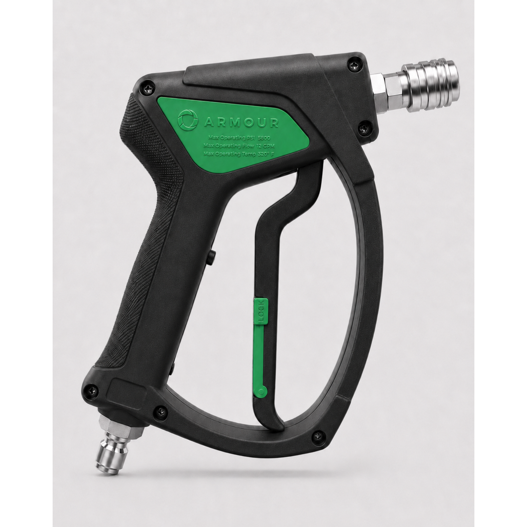 ARMOUR PIVT swiveling pressure washer gun with quick-disconnect fittings