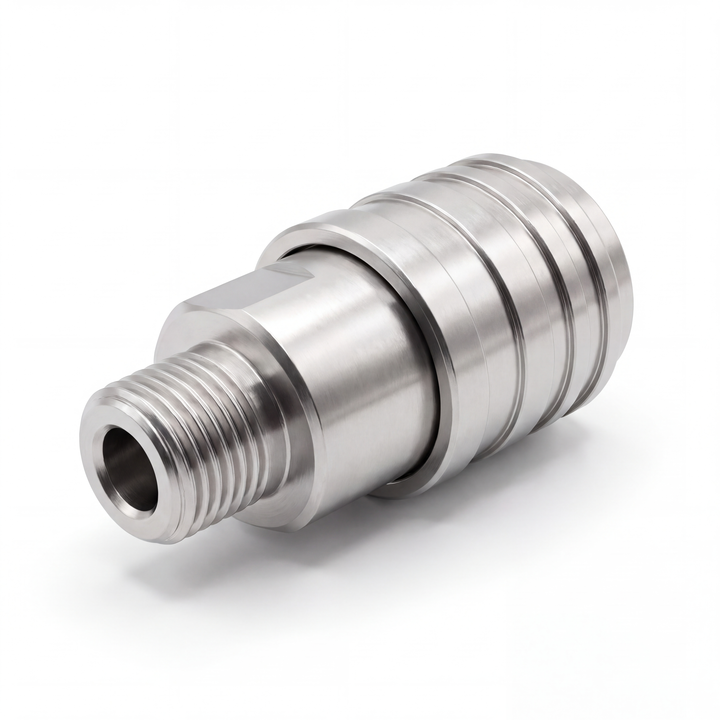 Armour 1/4" Male Push Lock Coupler Quick Disconnect