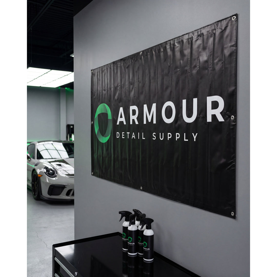 Armour Detail Supply branded banner — alternate design