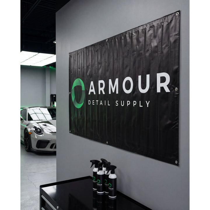 Armour Detail Supply branded banner — alternate design