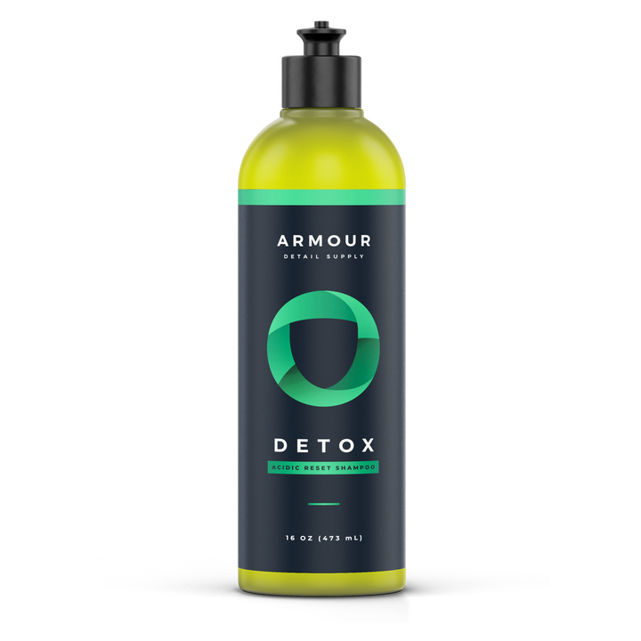 Armour DETOX acidic reset shampoo — 16 oz bottle, front label